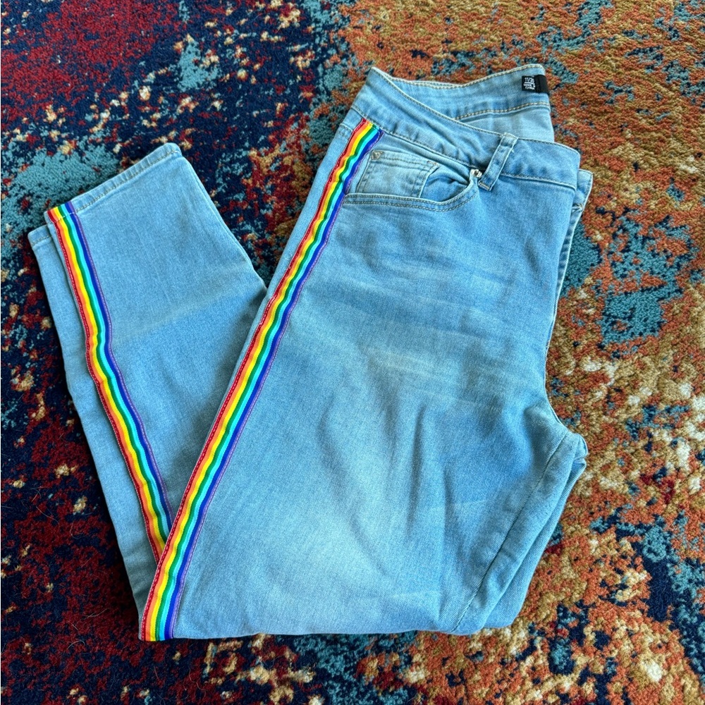Rainbow jeans